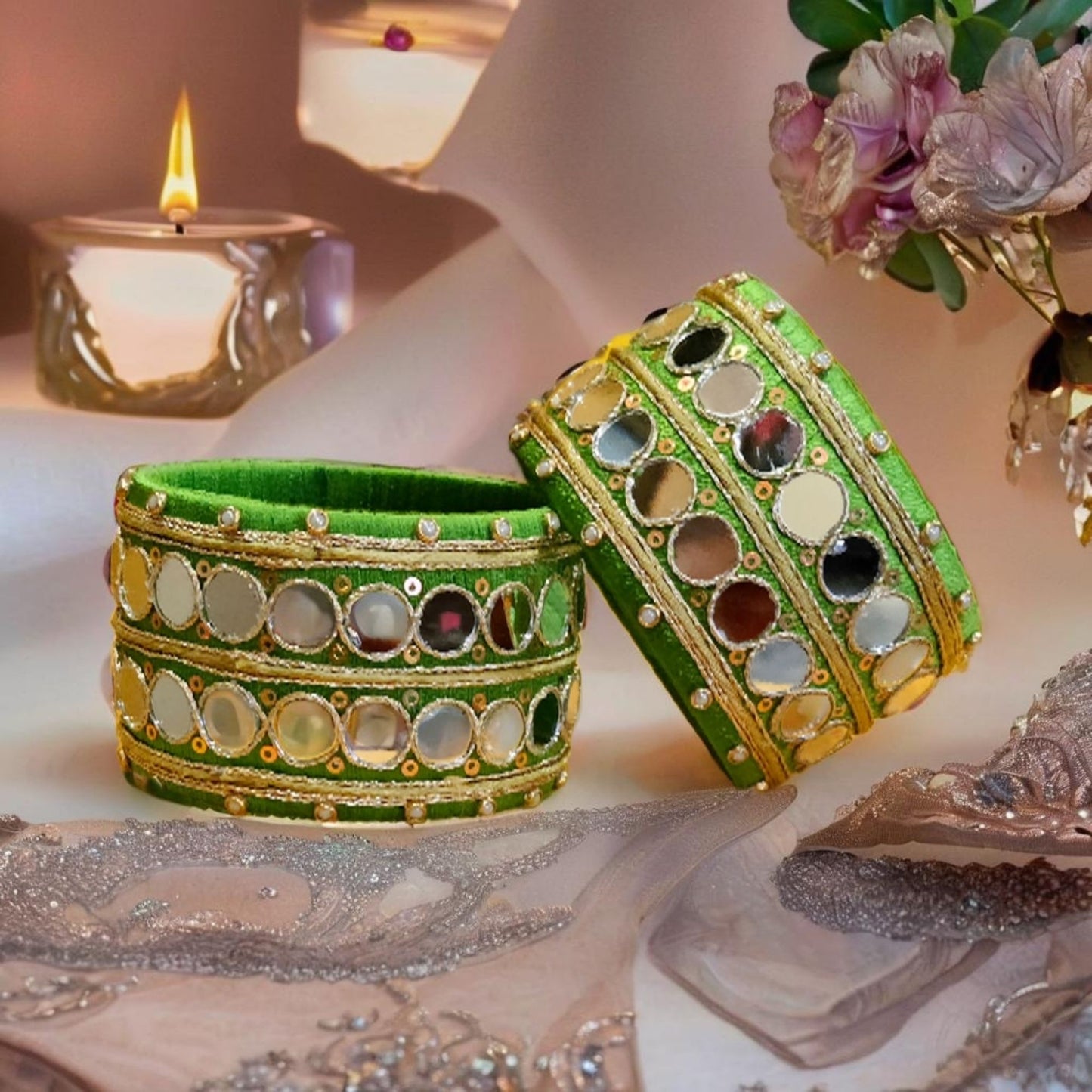 Taasha, handmade bagles, silk thread bangles, handmade bangles, handicrafts