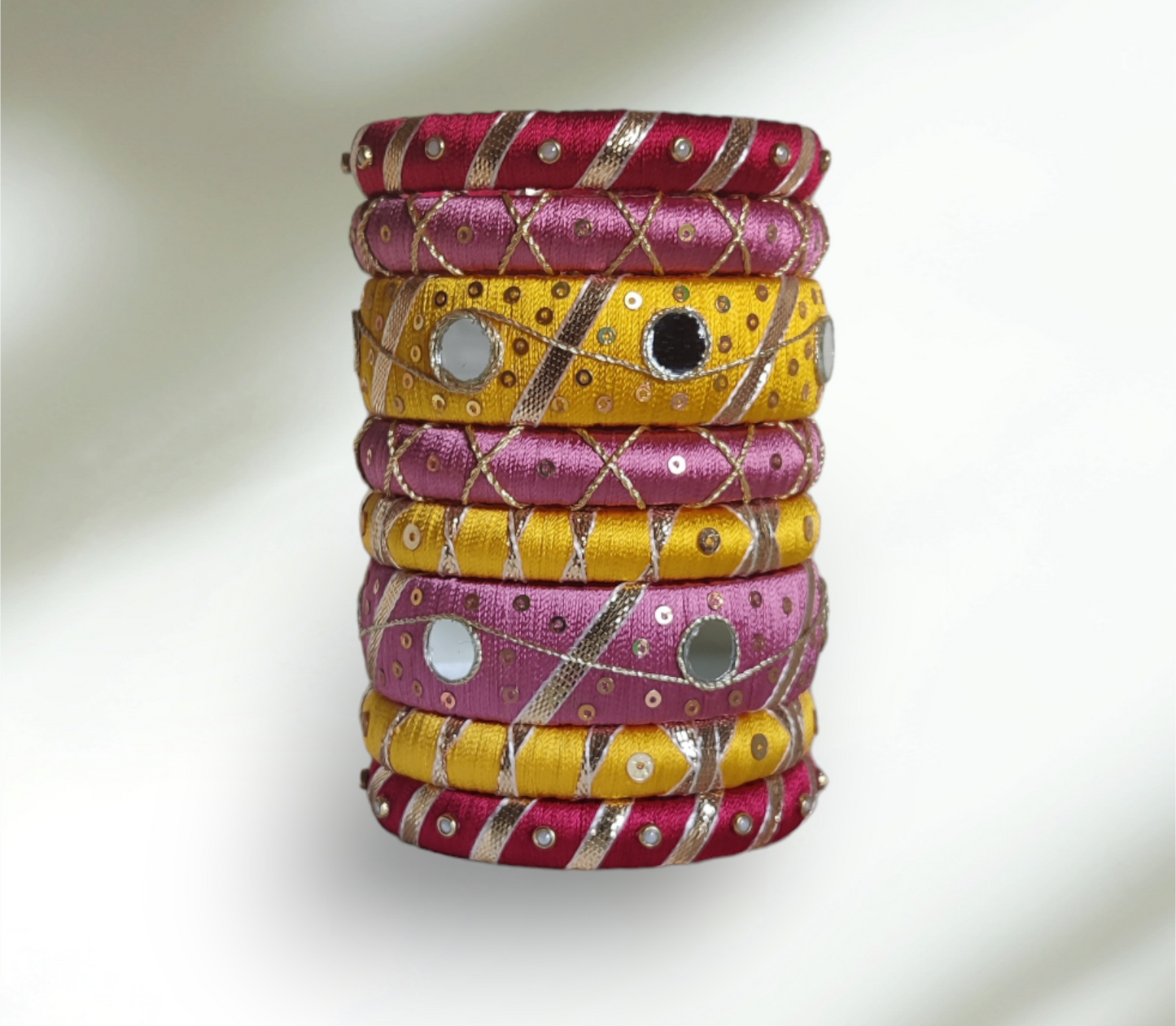 Taasha, handmade bangles, silk thread bangles, handmade bangles, handicrafts
