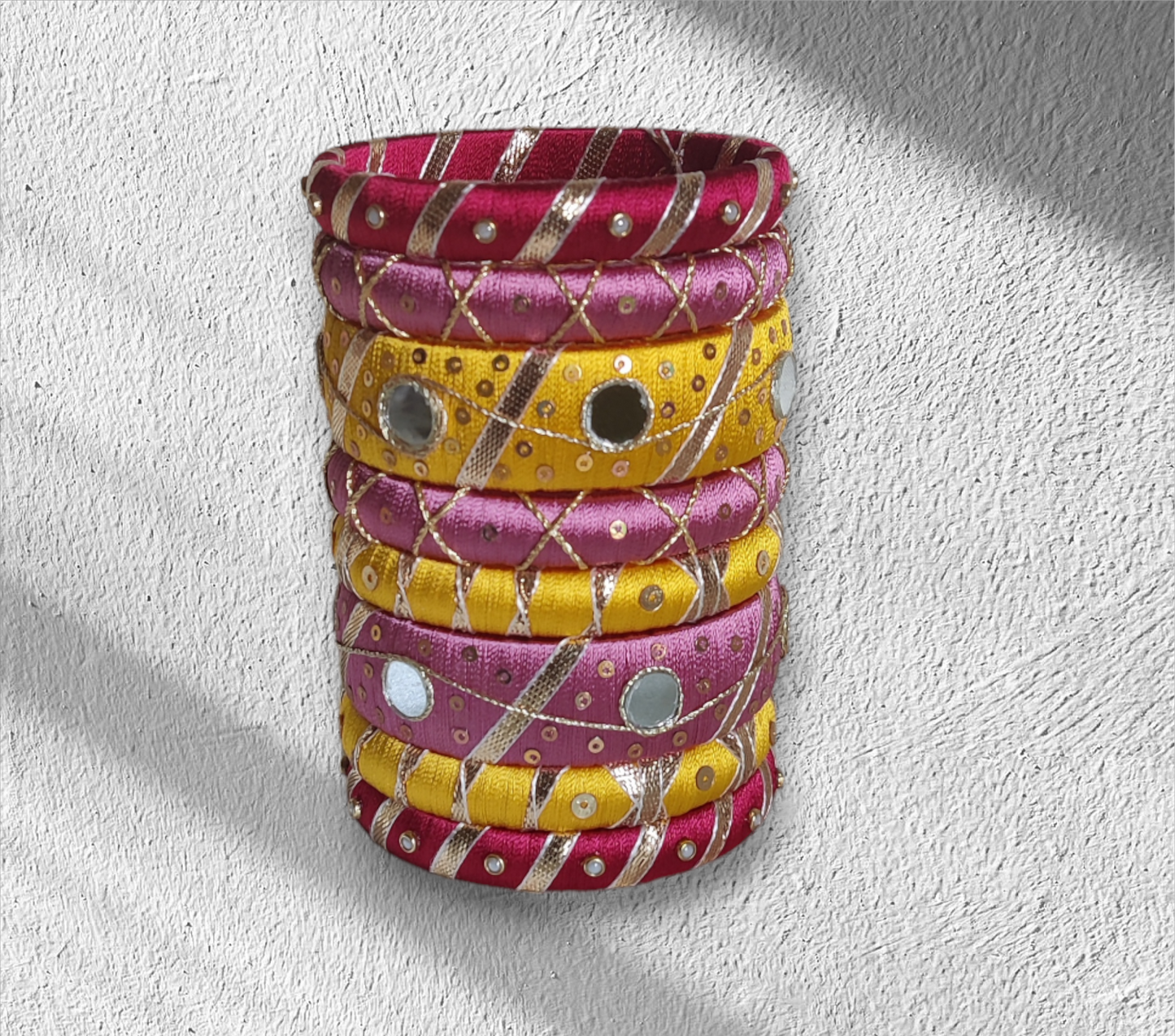 Taasha, handmade bangles, silk thread bangles, handmade bangles, handicrafts