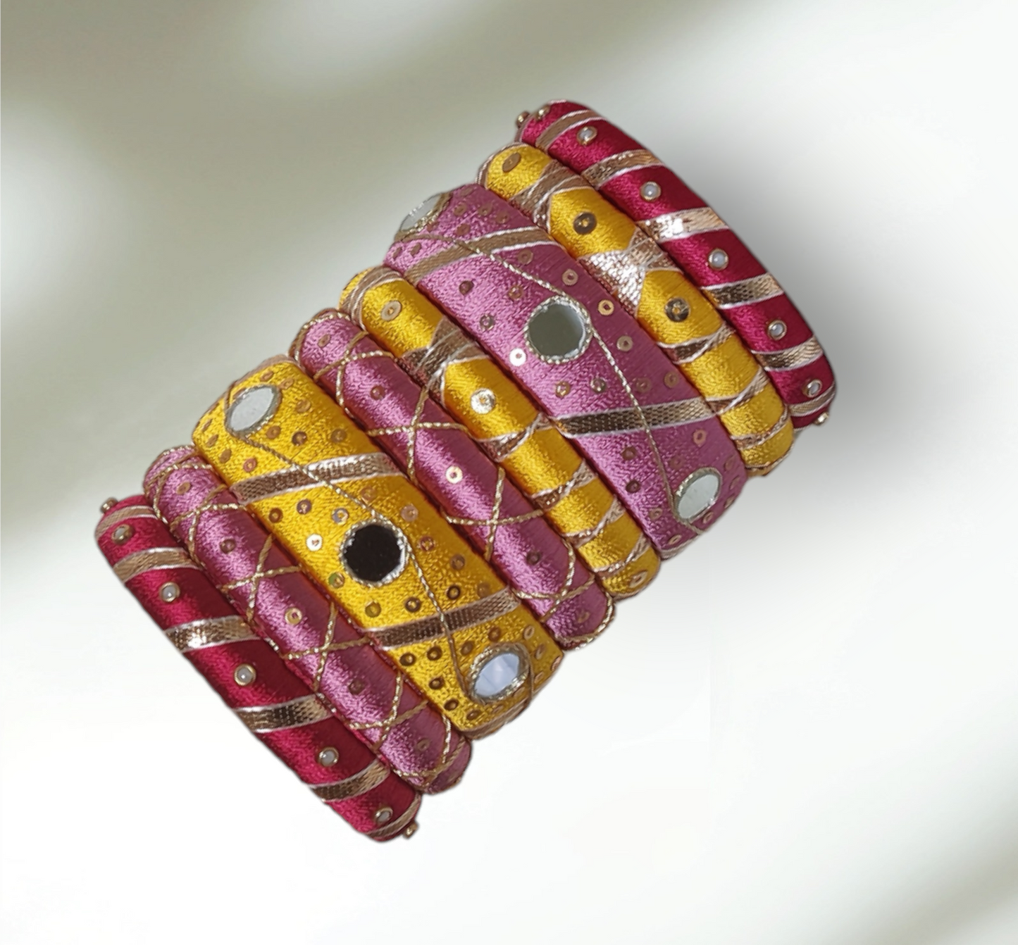 Taasha, handmade bangles, silk thread bangles, handmade bangles, handicrafts
