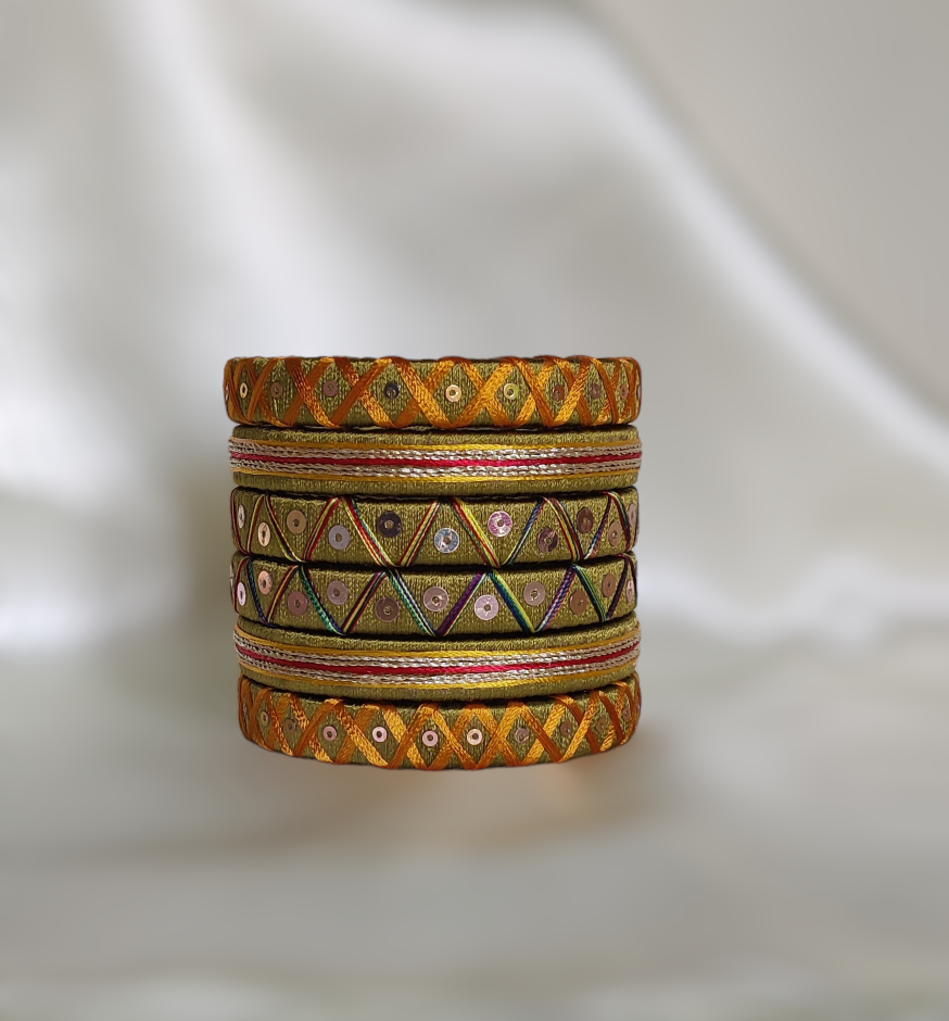 Taasha, handmade bagles, silk thread bangles, handmade bangles, handicrafts