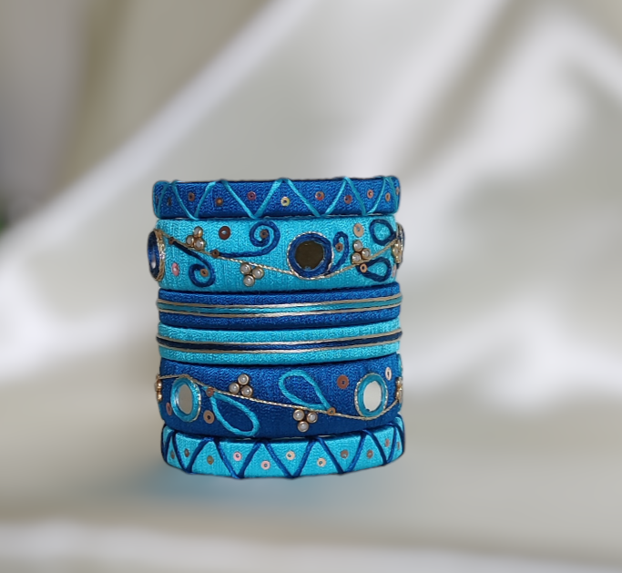 Taasha, handmade bagles, silk thread bangles, handmade bangles, handicrafts