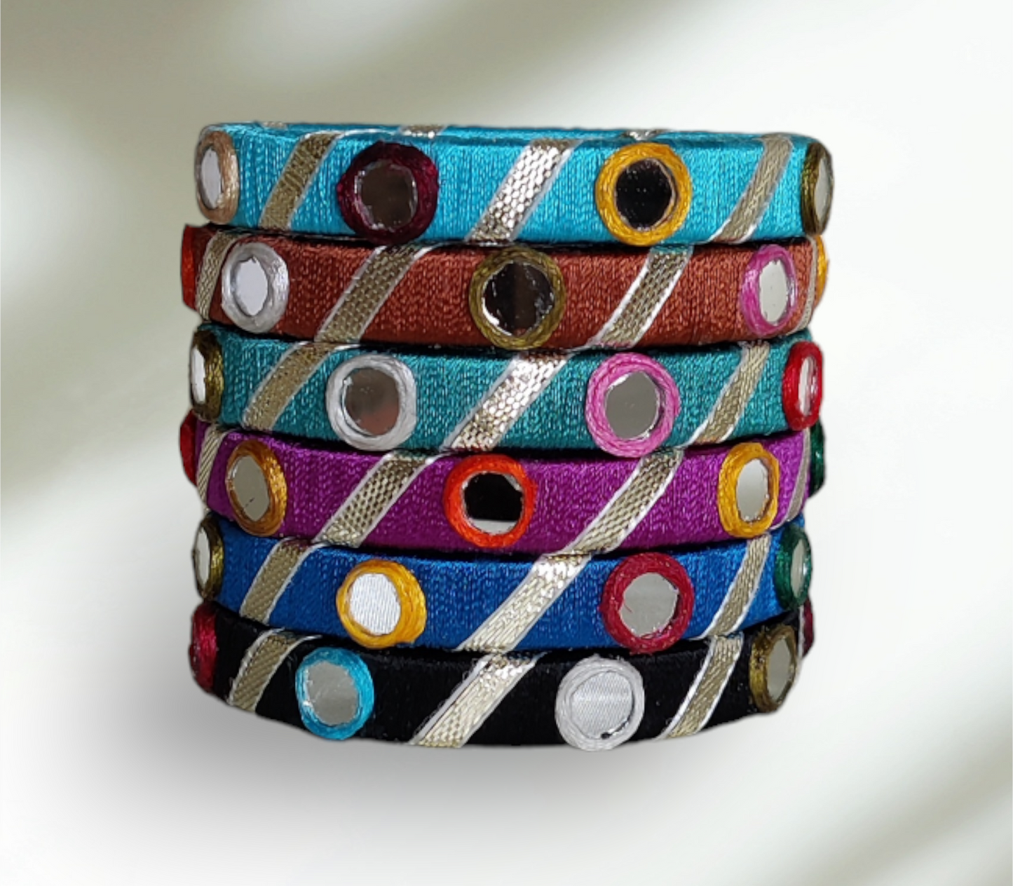 Taasha, handmade bagles, silk thread bangles, handmade bangles, handicrafts