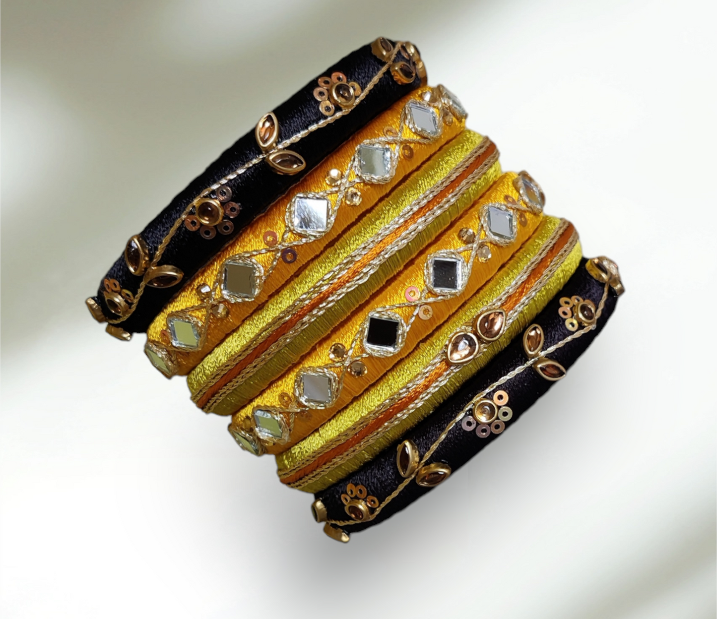 Multi Color - Silk Thread Bangle Set