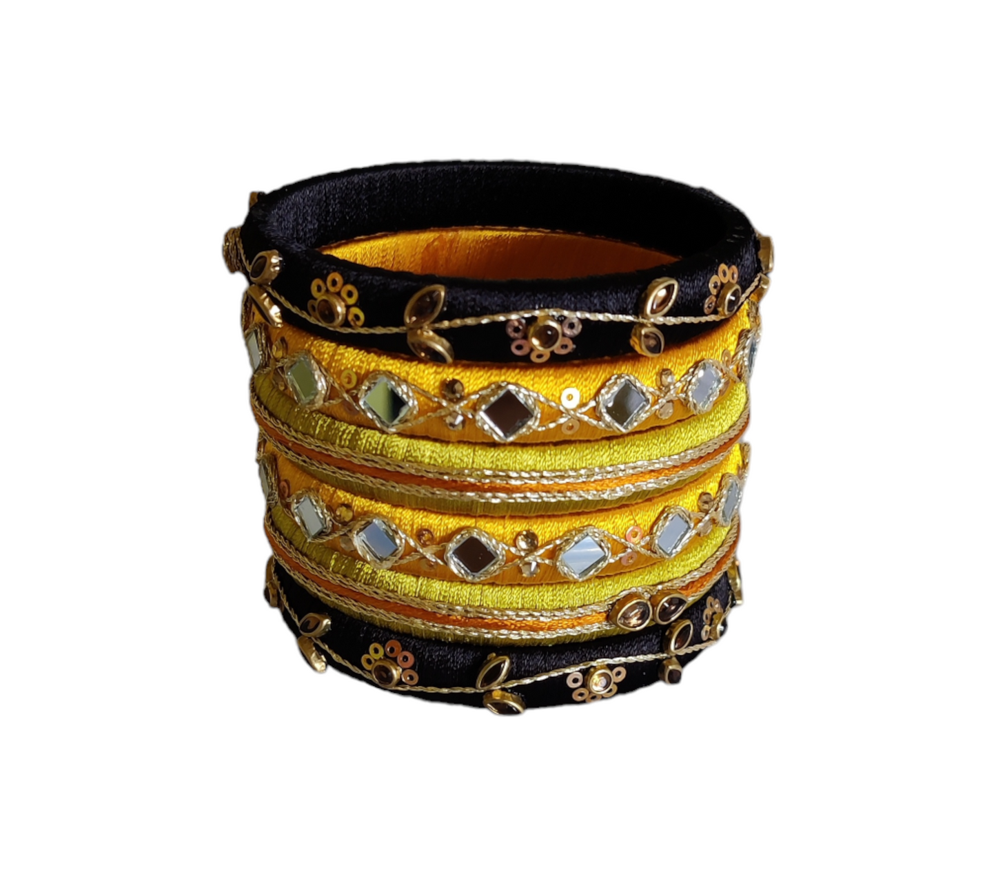 Multi Color - Silk Thread Bangle Set