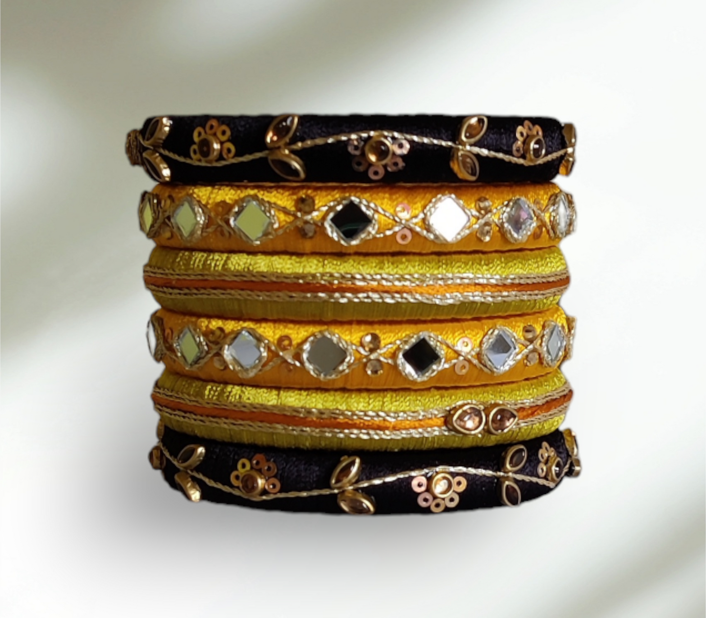 Multi Color - Silk Thread Bangle Set