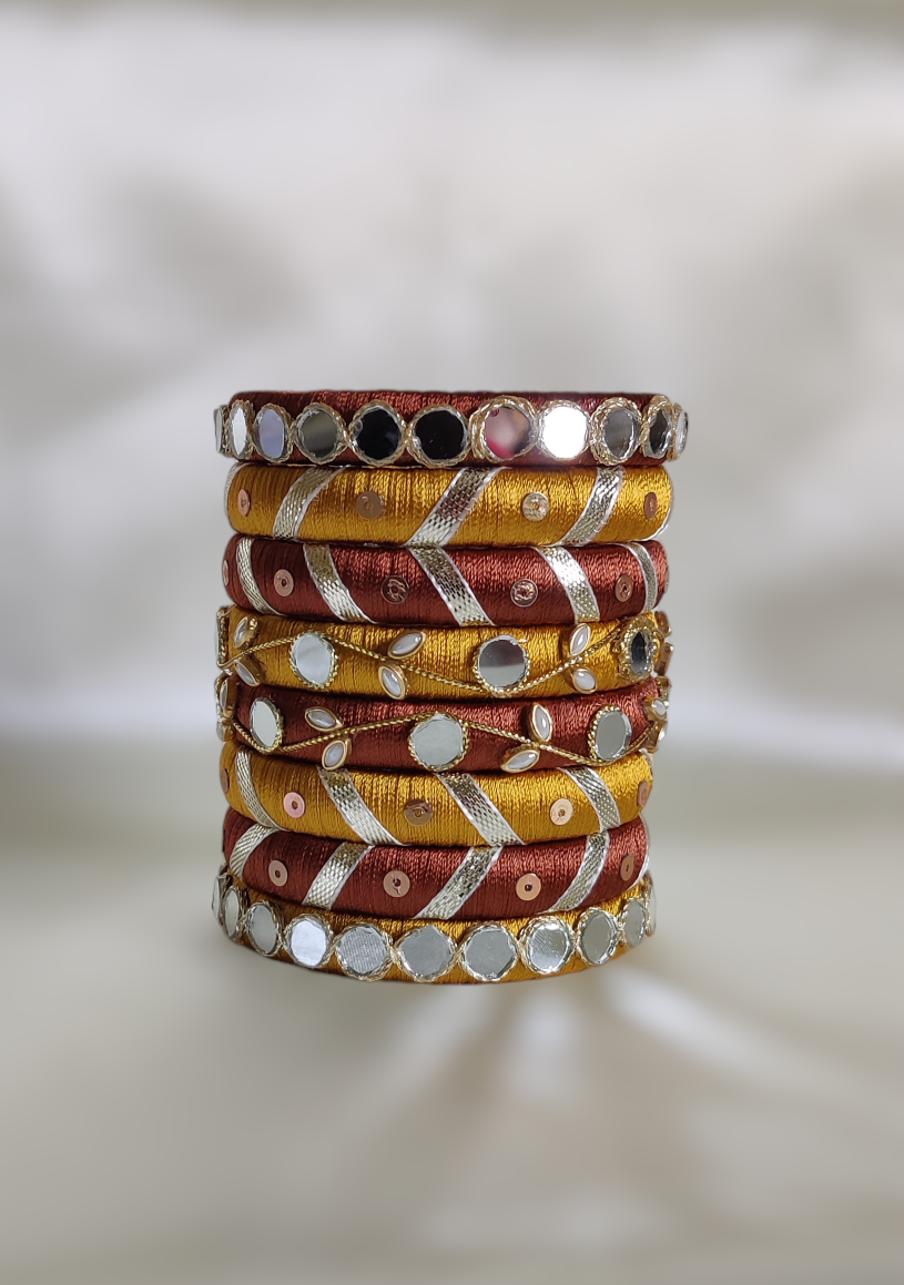 Taasha, handmade bangles, silk thread bangles, handmade bangles, handicrafts