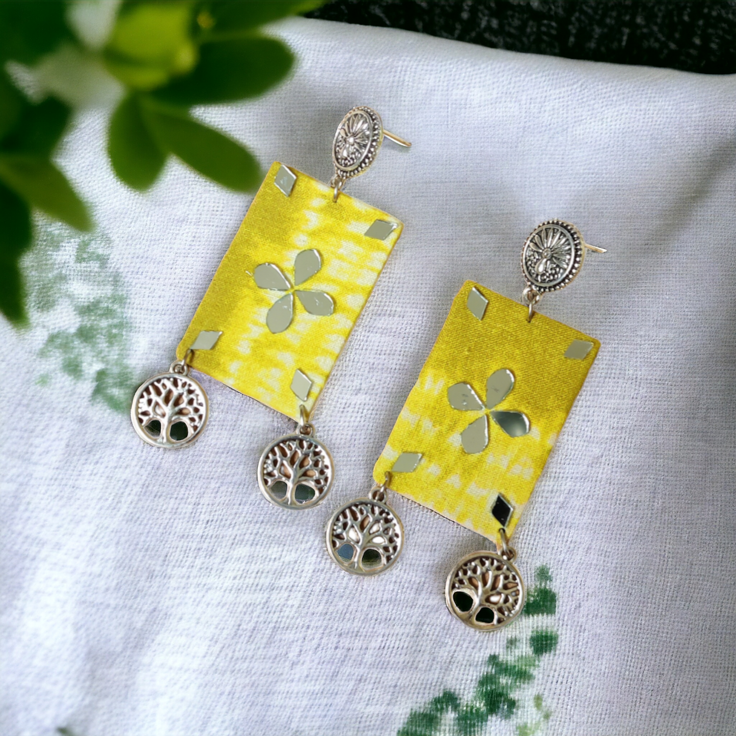 Taasha, handmade bangles, silk thread bangles, handmade earrings, handicrafts, fabric earrings