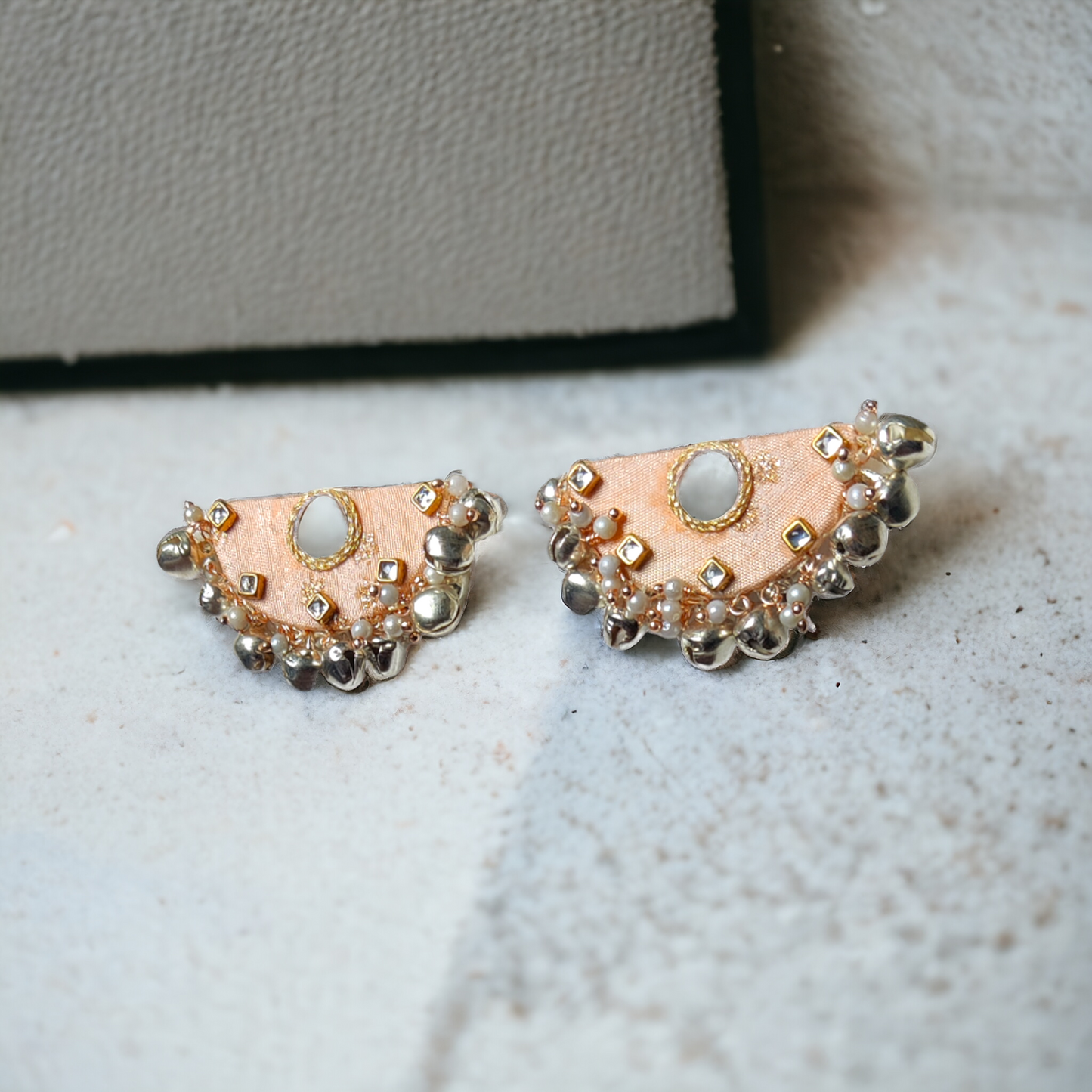 Taasha, handmade bangles, silk thread bangles, handmade earrings, handicrafts, fabric earrings