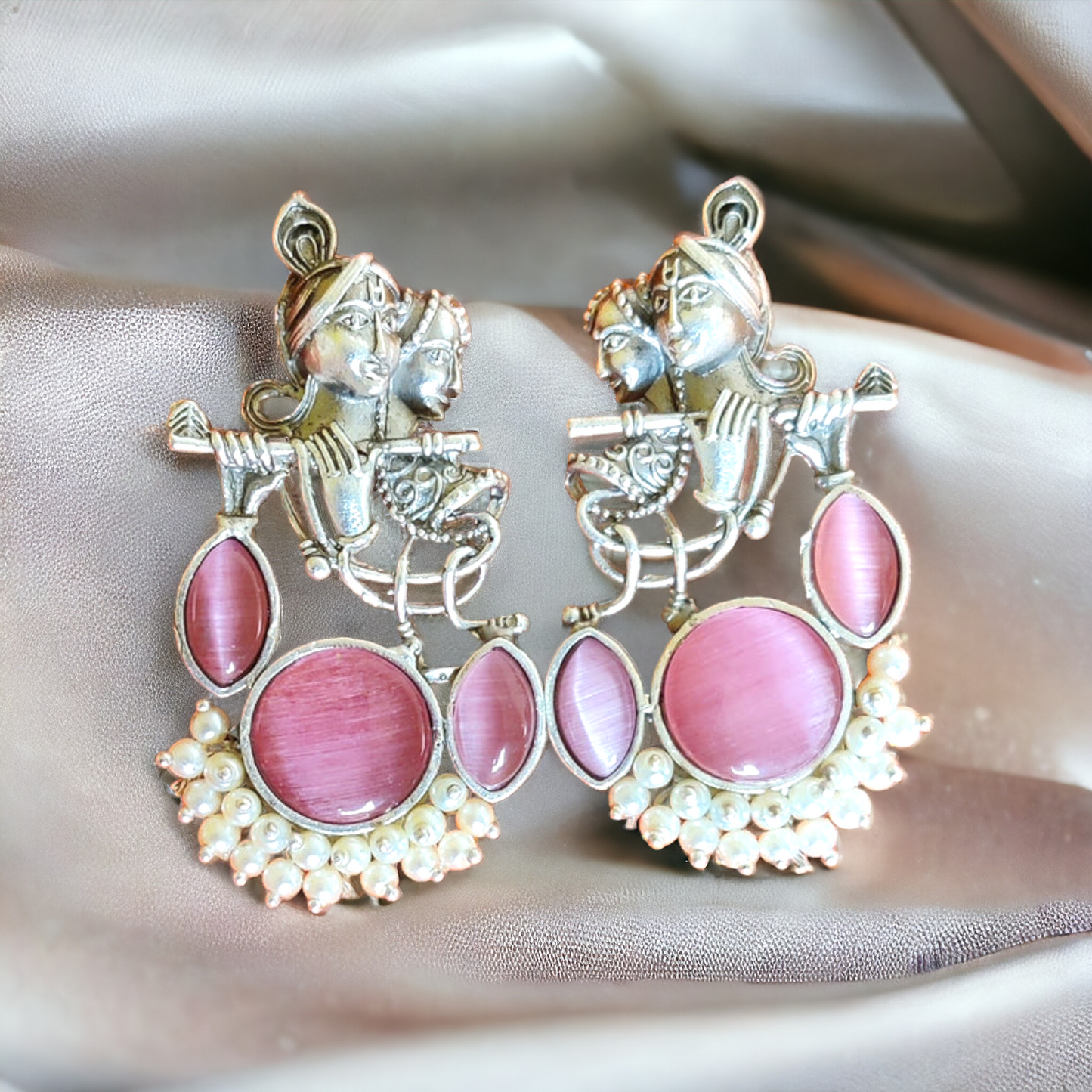 Radha Krishna Studs - XJ56