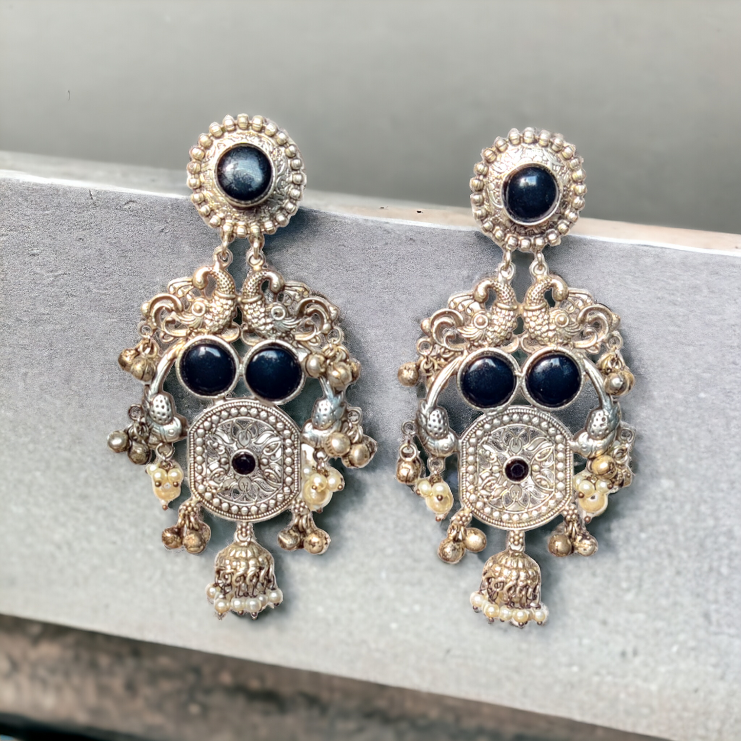 Jaipuri Earrings - XJ36 - Jumbo Size