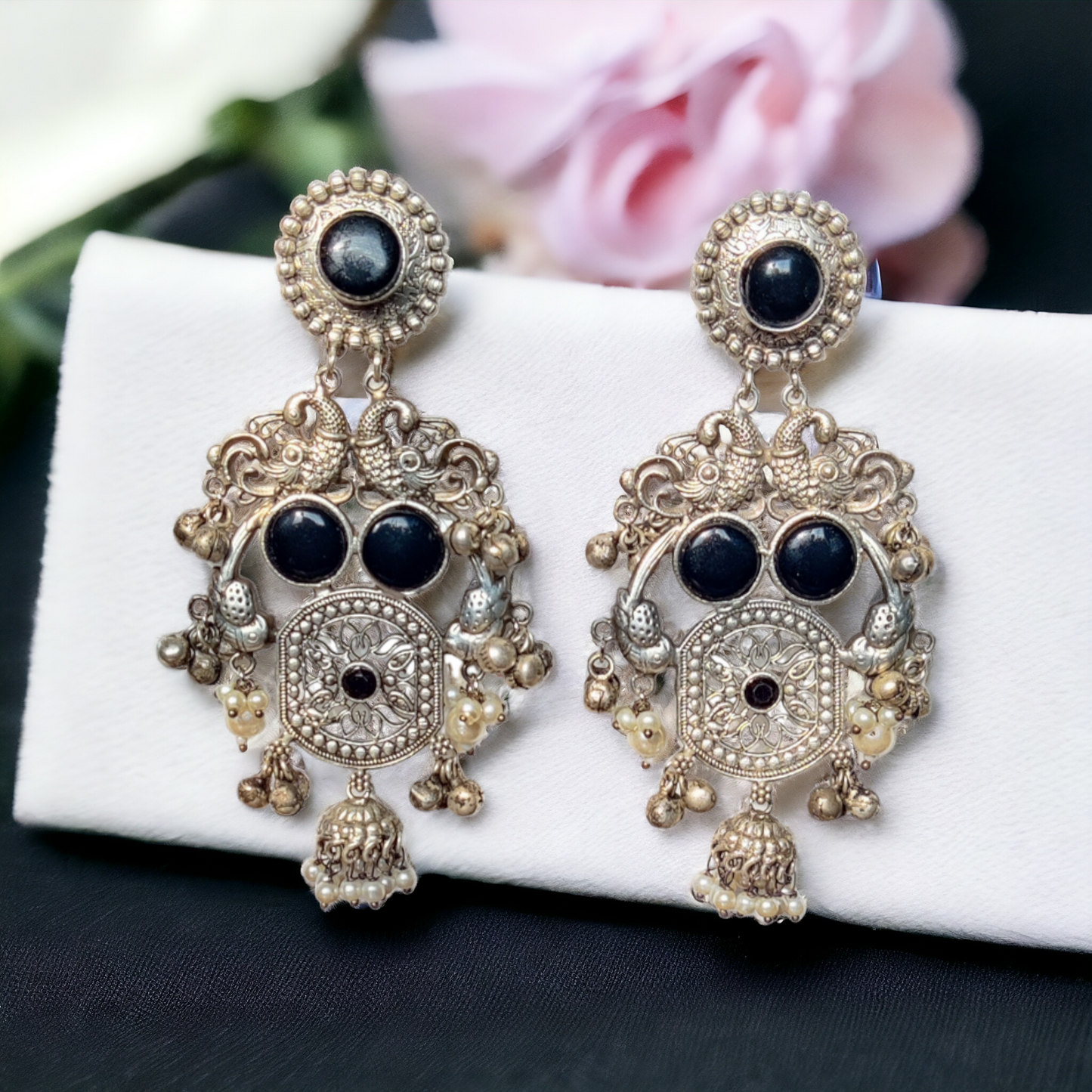 Jaipuri Earrings - XJ36 - Jumbo Size