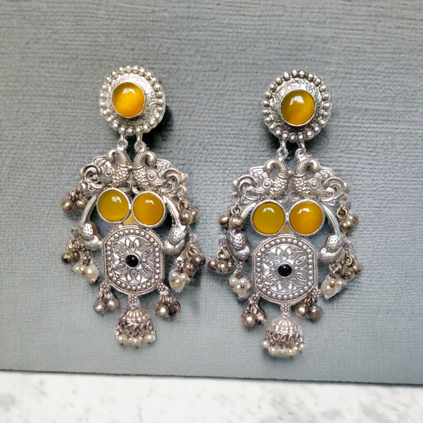 Jaipuri Earrings - XJ38 - Jumbo Size