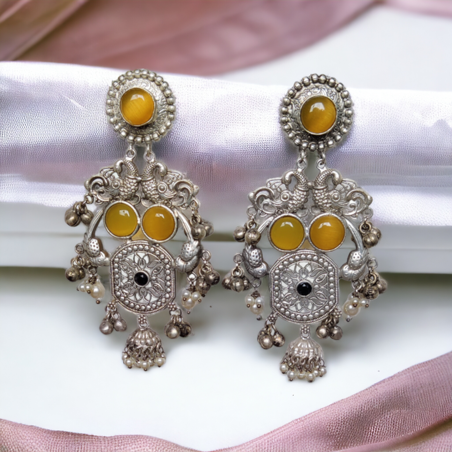 Jaipuri Earrings - XJ38 - Jumbo Size