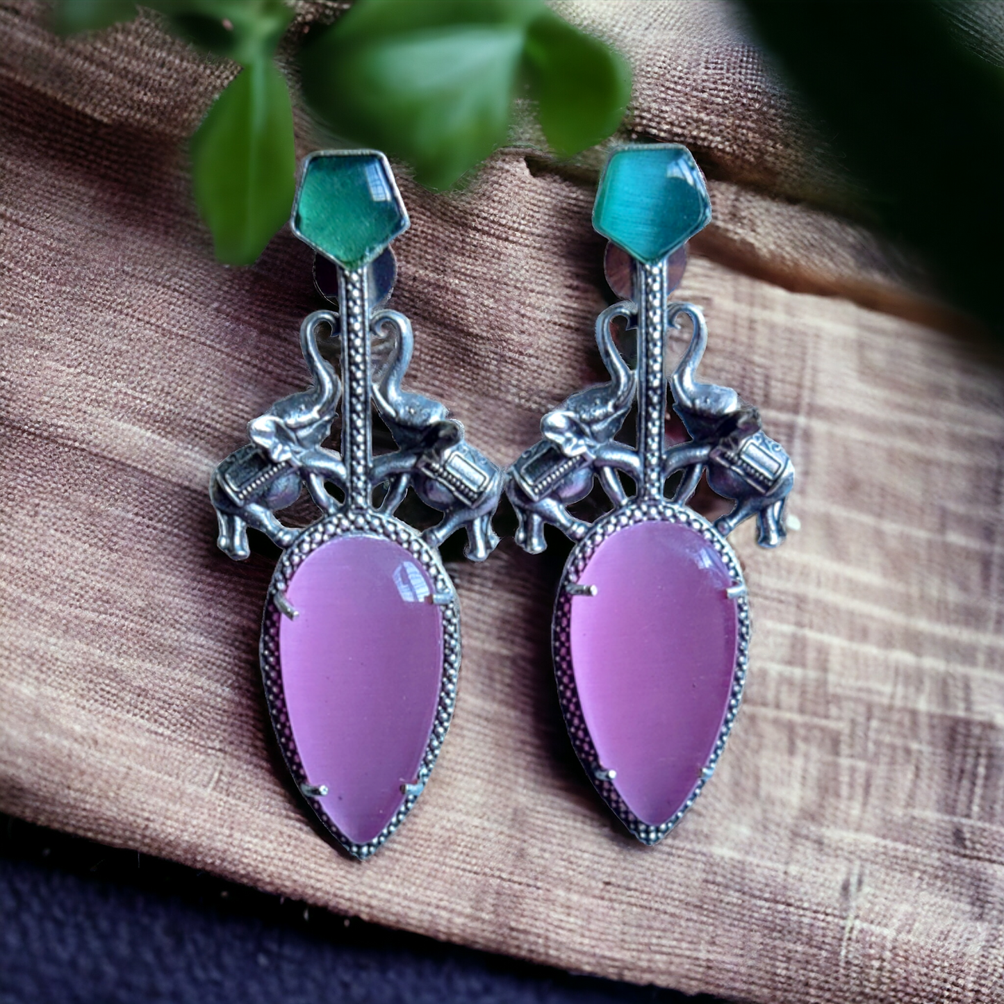 Black Metal Earrings - XJ44
