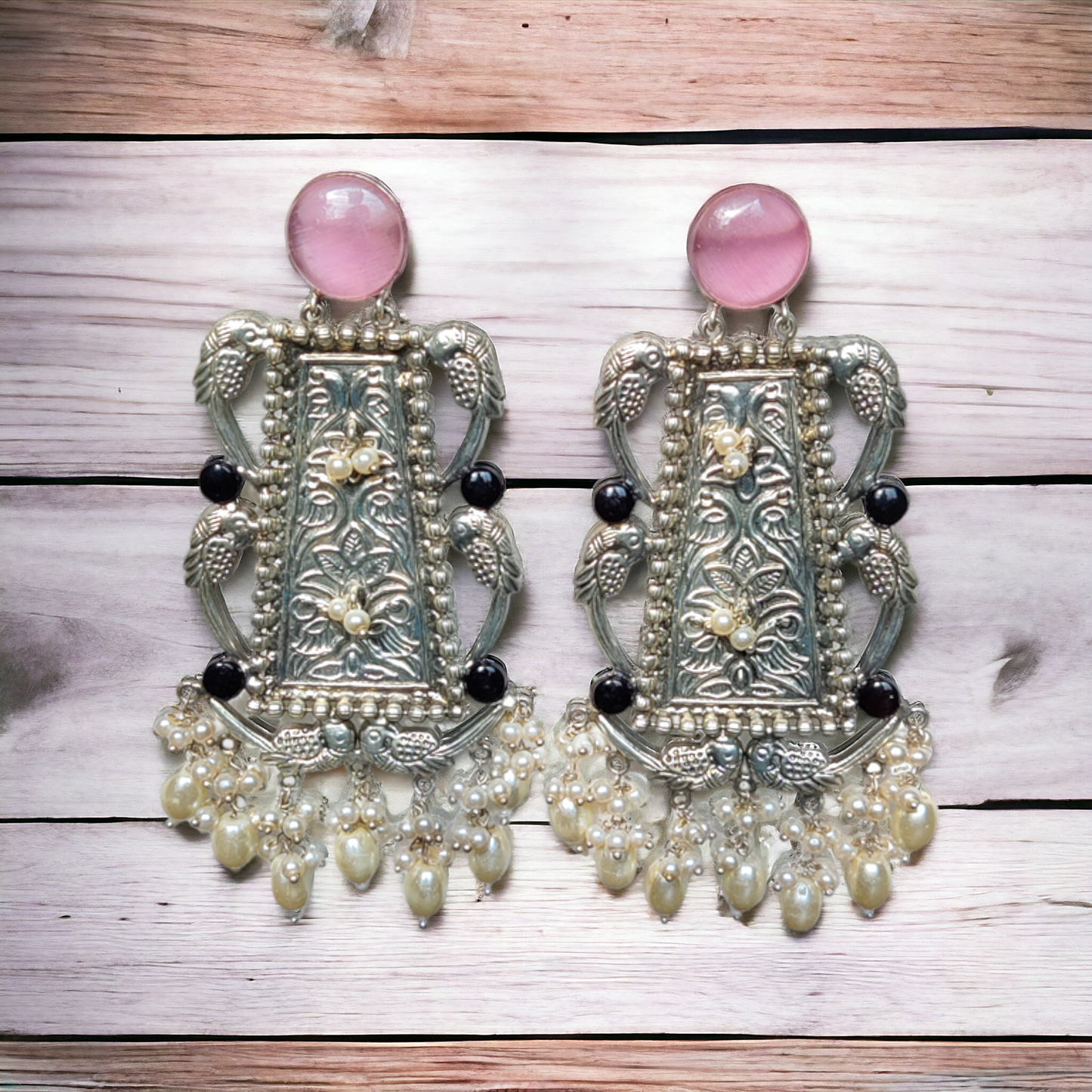 Jaipuri Earrings - XJ39 - Jumbo Size