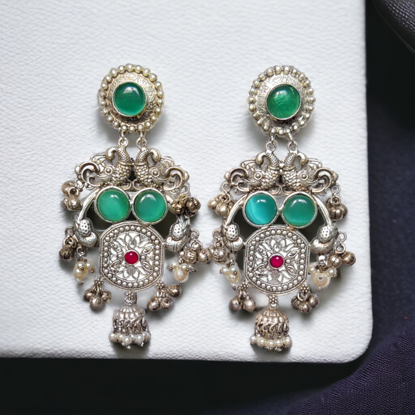 Jaipuri Earrings - XJ37 - Jumbo Size