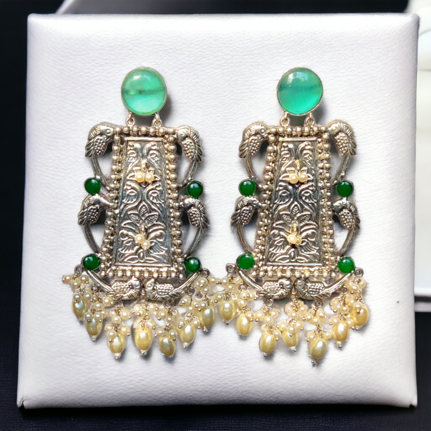 Jaipuri Earrings - XJ35 - Jumbo Size