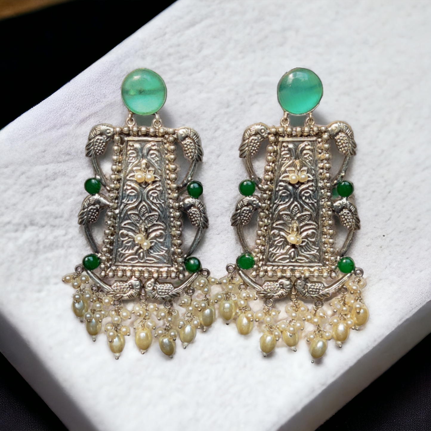Jaipuri Earrings - XJ35 - Jumbo Size