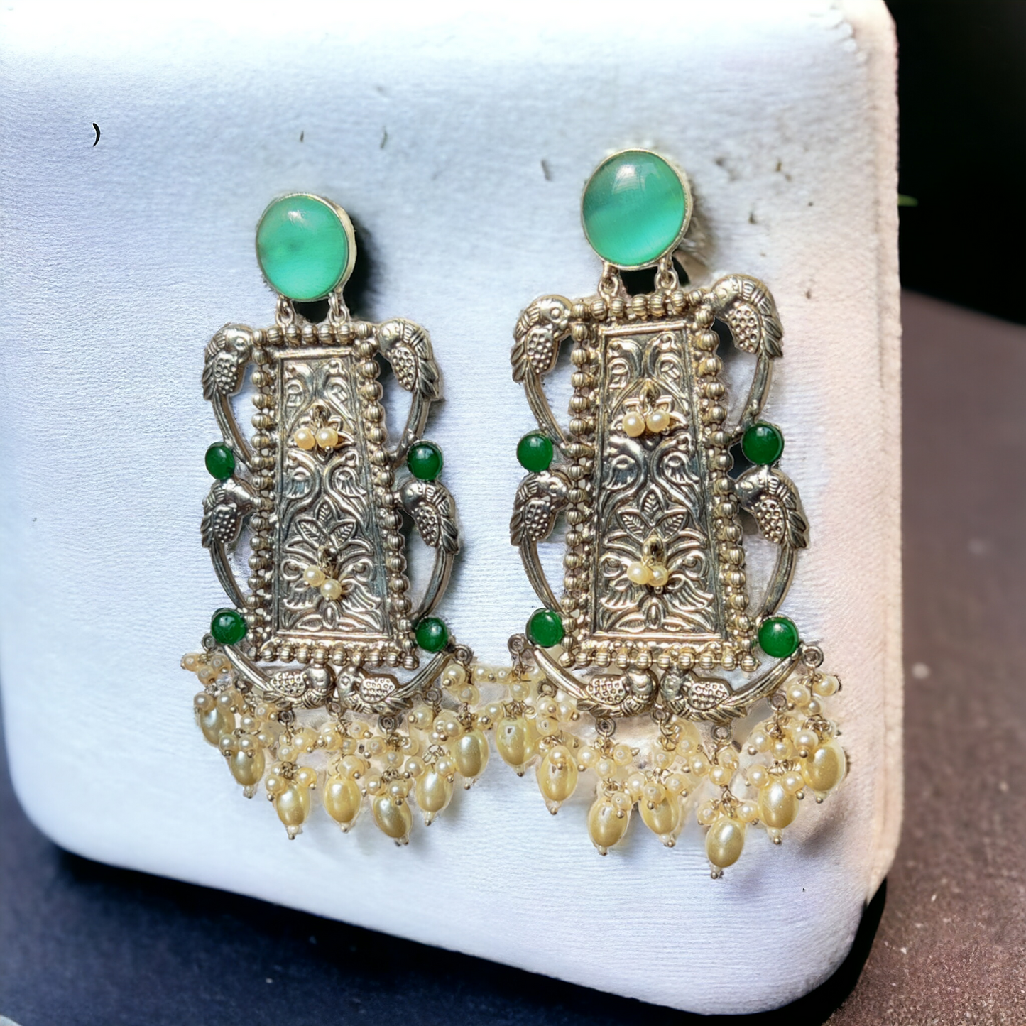 Jaipuri Earrings - XJ35 - Jumbo Size