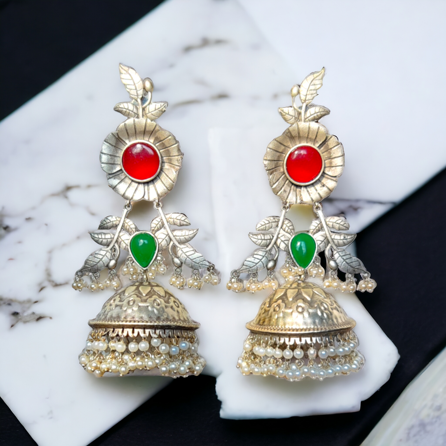 Jaipuri Jhumkas - XJ24 - Jumbo Size