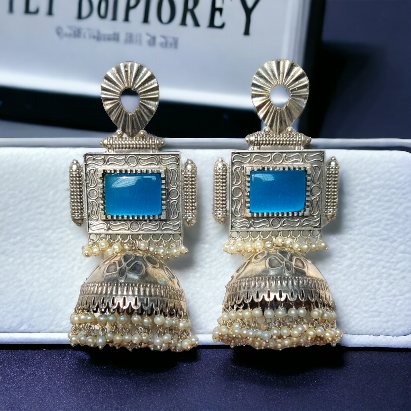 Jaipuri Jhumkas - XJ23 - Jumbo Size