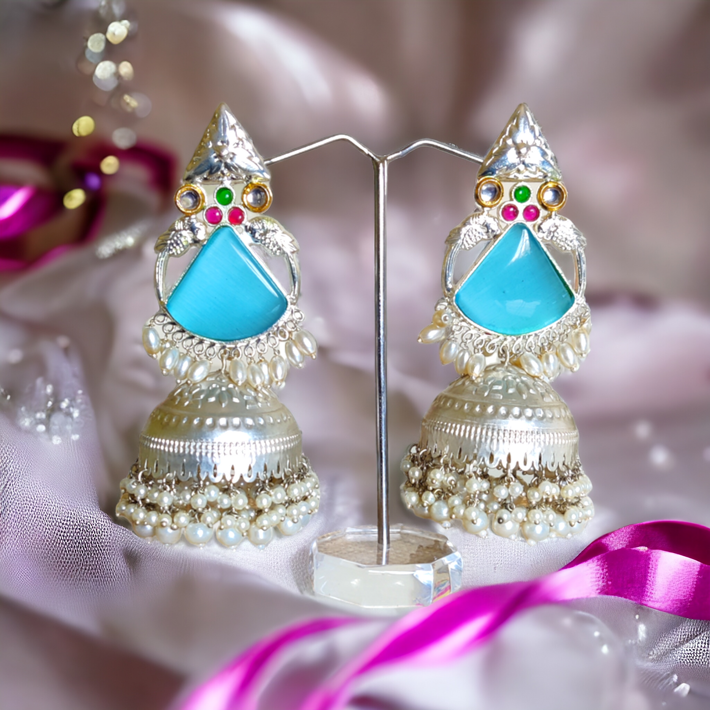 Jaipuri Jhumkas - XJ22 - Jumbo Size