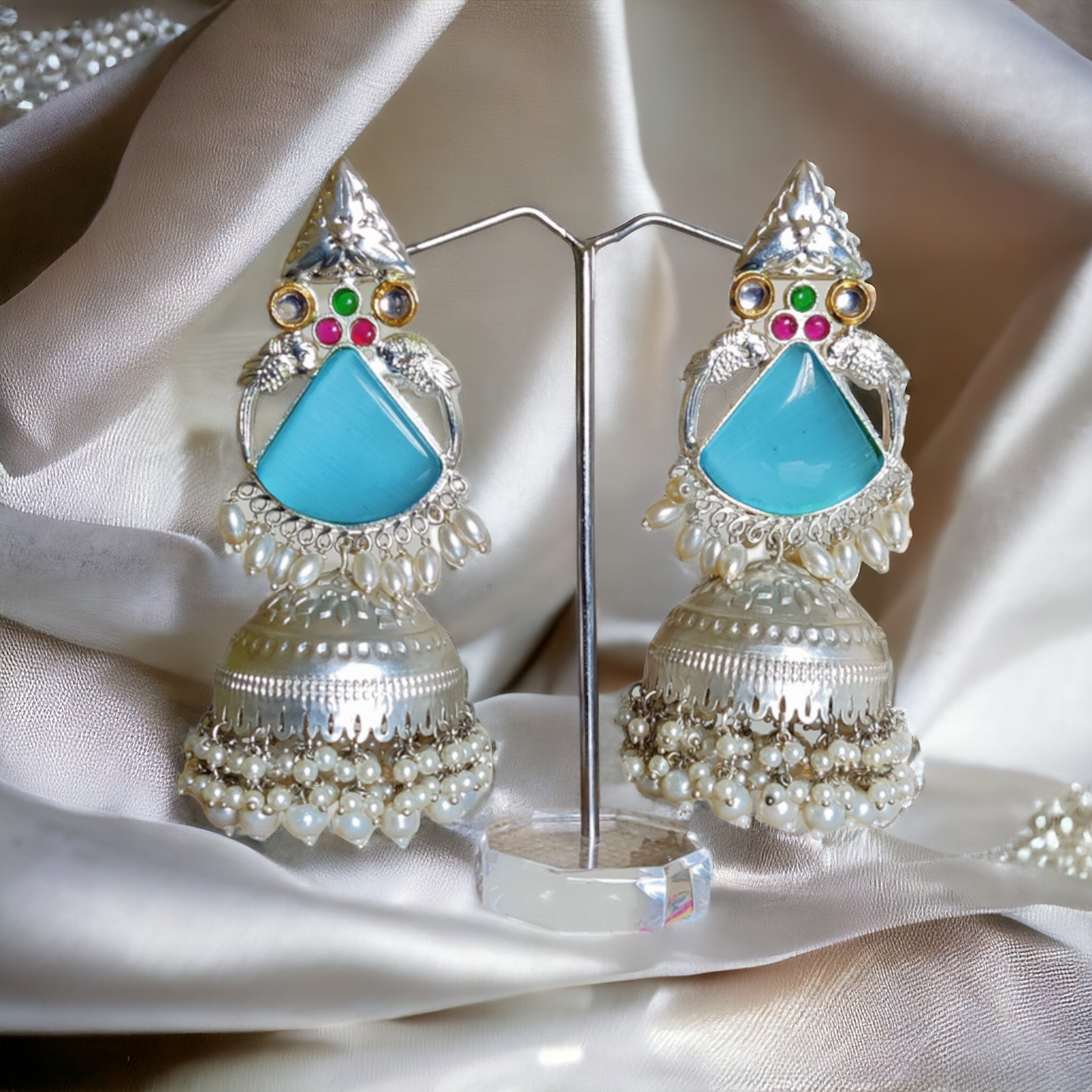 Jaipuri Jhumkas - XJ22 - Jumbo Size