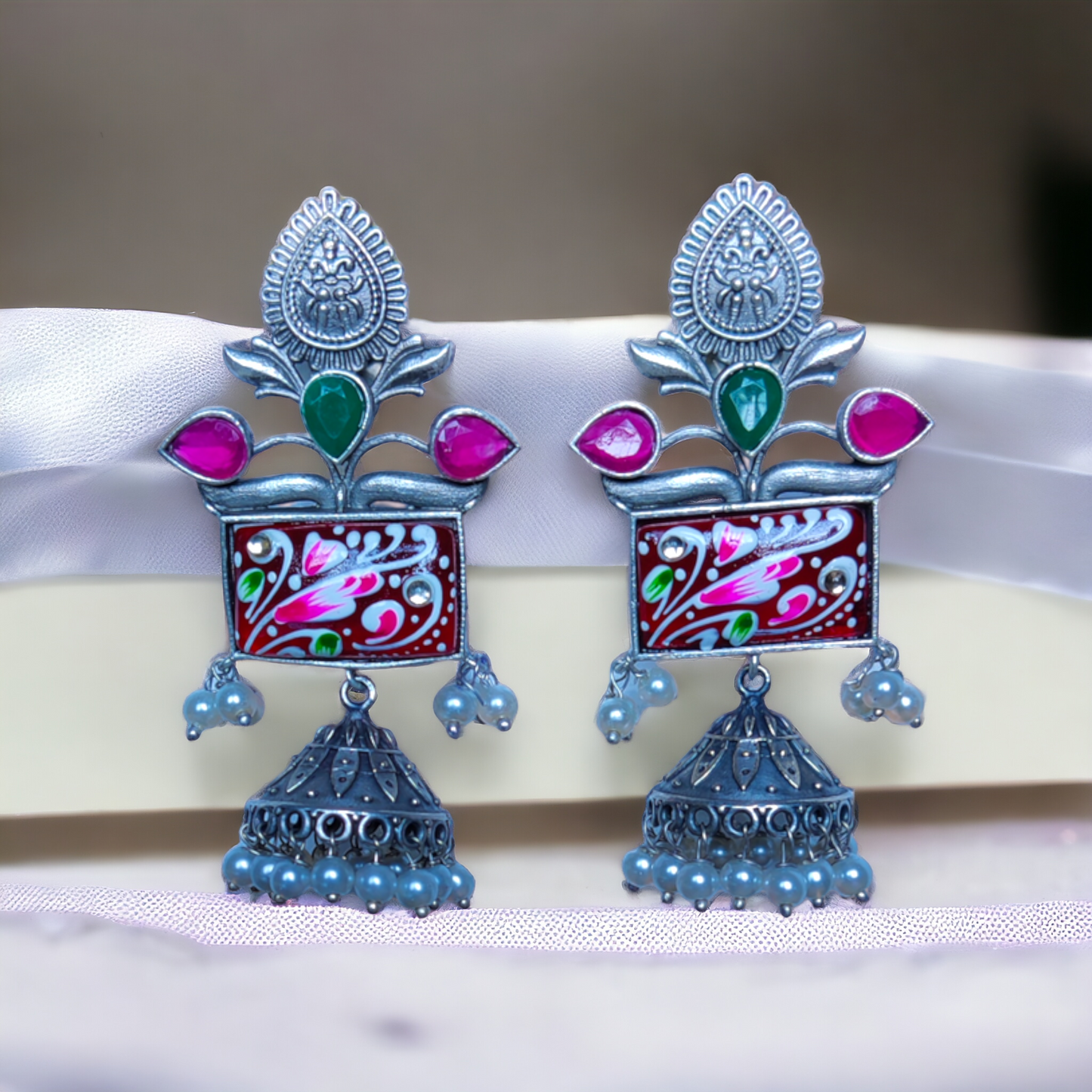 Jaipuri Earrings - XJ07