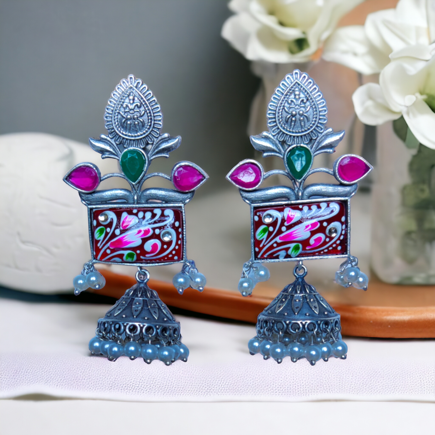 Jaipuri Earrings - XJ07
