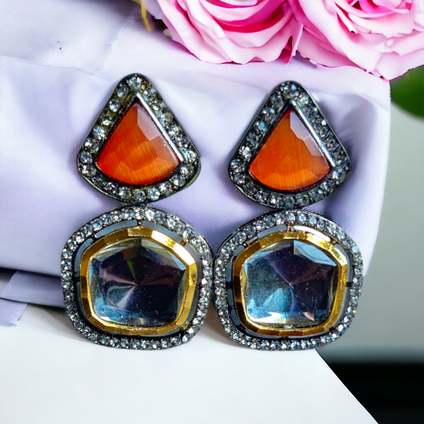 Kundan Earrings - KC02