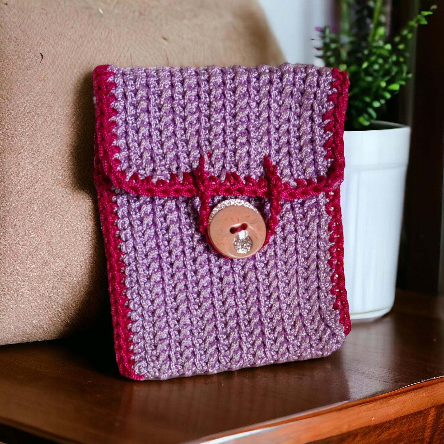 Yarn, crochet Handmade Coin Purse