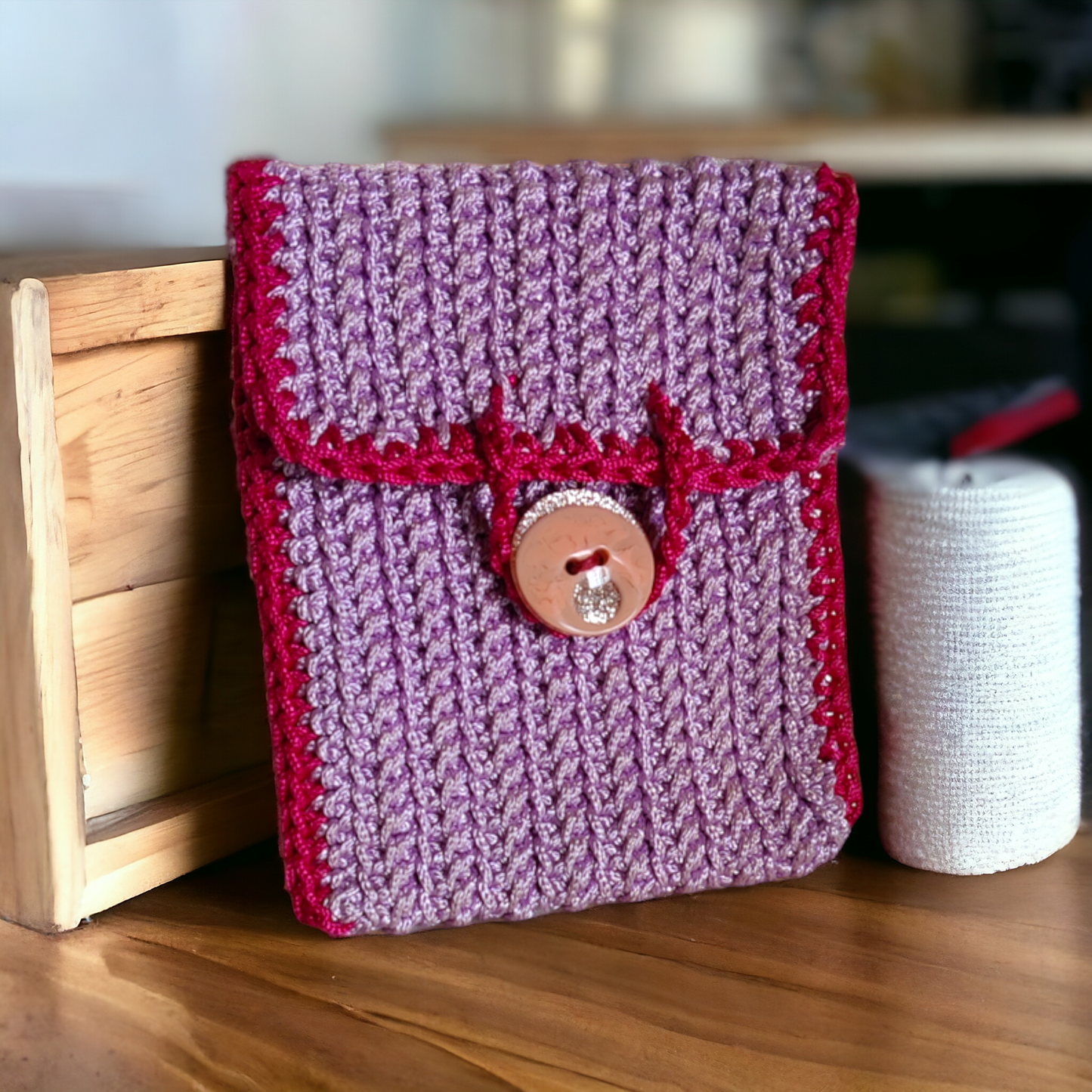 Yarn, crochet Handmade Coin Purse