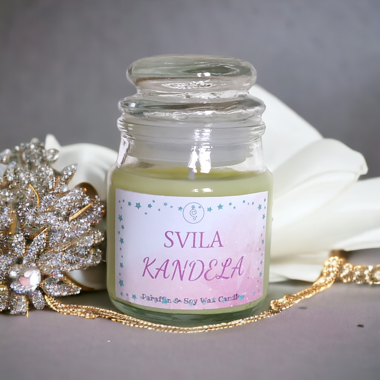 Scented Jar Candle - Apple Green