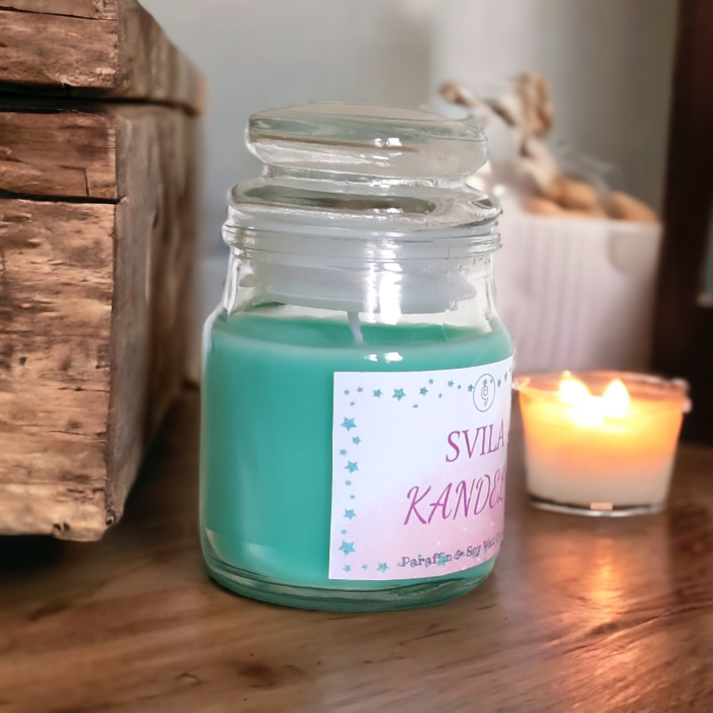 Scented Jar Candle - Green