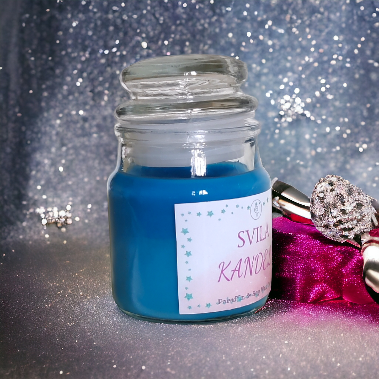 Scented Jar Candle - Blue
