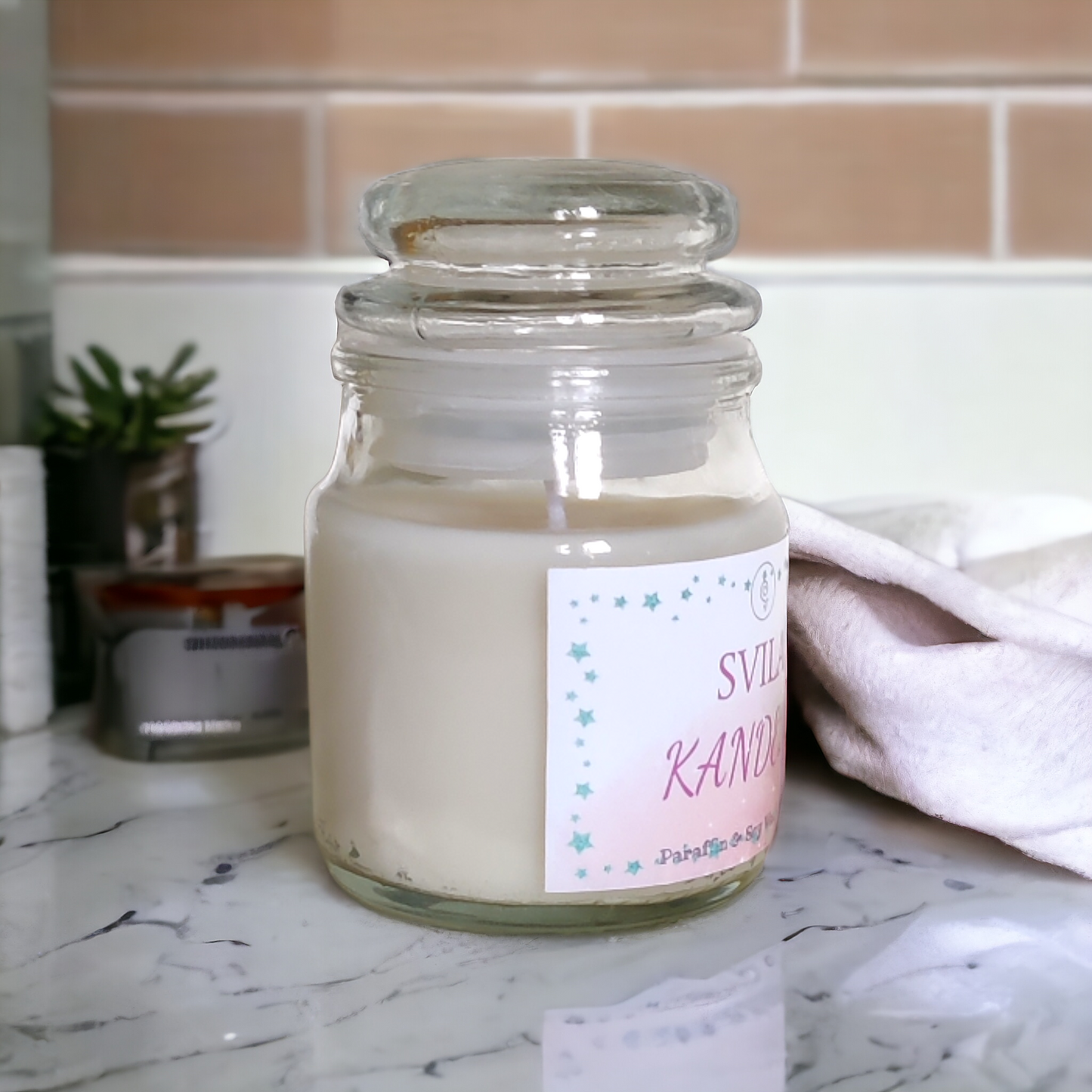 Scented Jar Candle - White