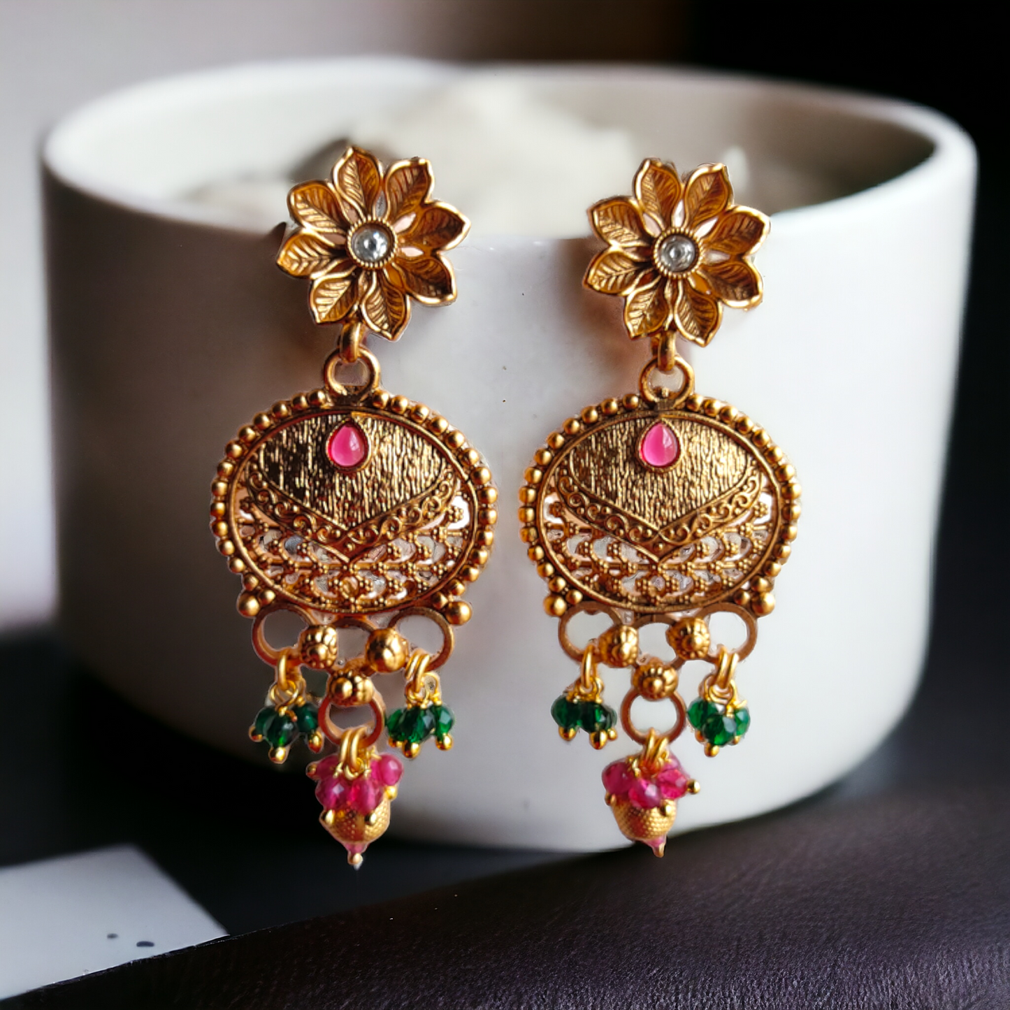 Pearl Necklace Set - Matte Finish TS14