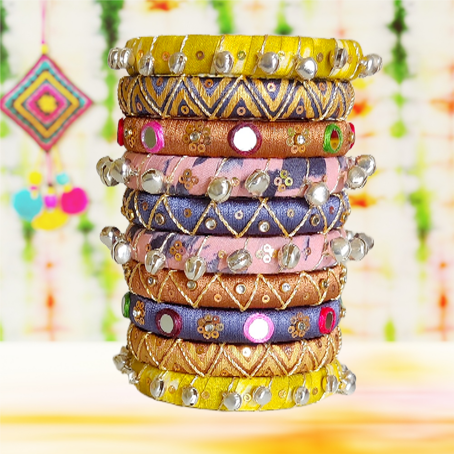 Taasha, handmade bangles, silk thread bangles, handmade, handicrafts