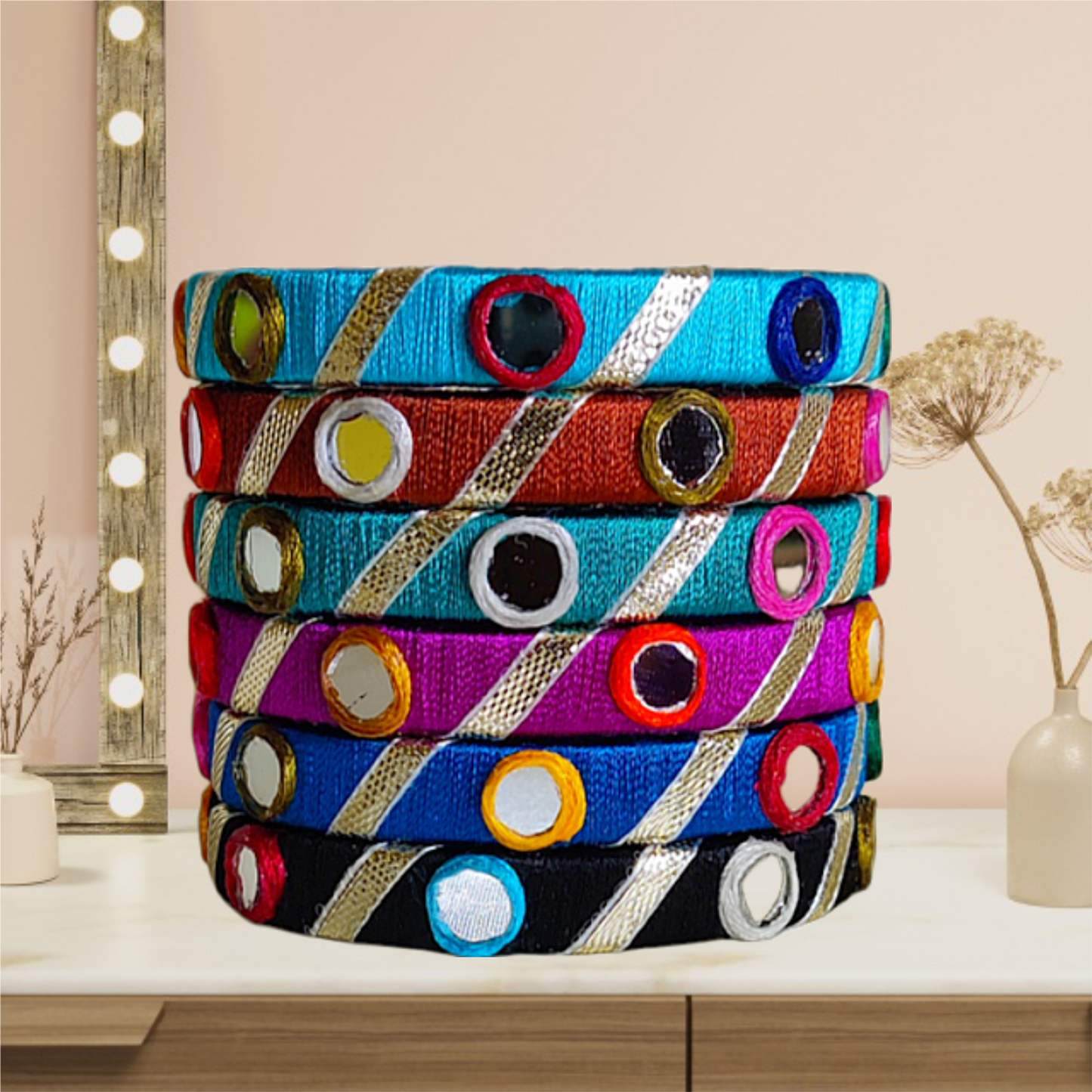 Taasha, handmade bagles, silk thread bangles, handmade bangles, handicrafts
