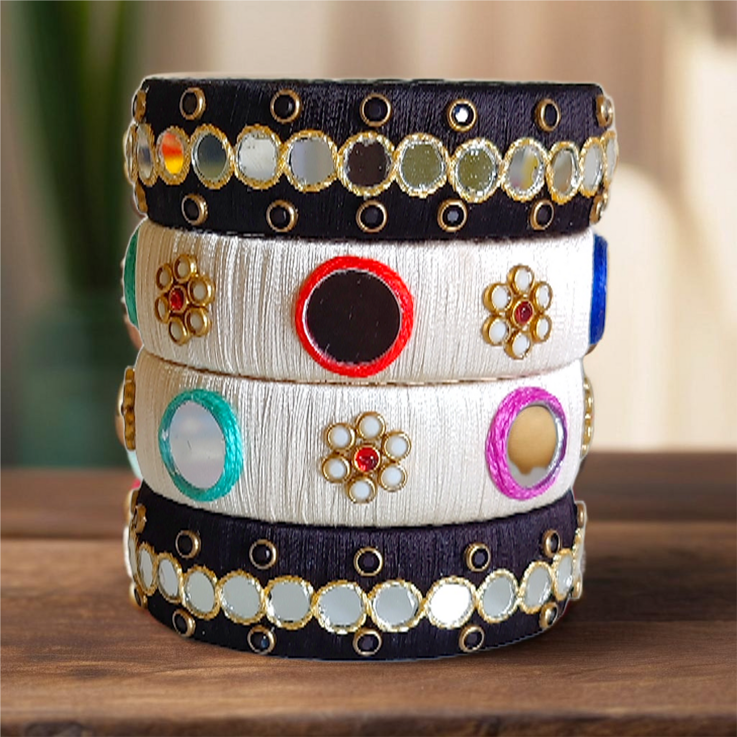 Taasha, handmade bangles, silk thread bangles, handmade, handicrafts