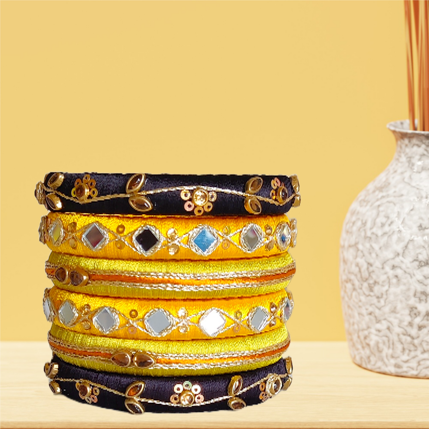 Taasha, handmade bangles, silk thread bangles, handmade, handicrafts
