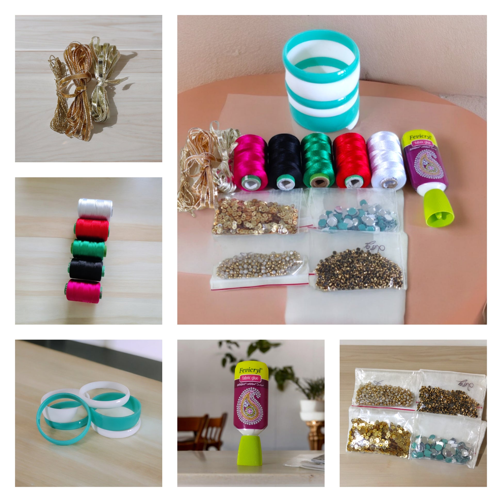 DIY Kit For Making Silk Thread Bangles