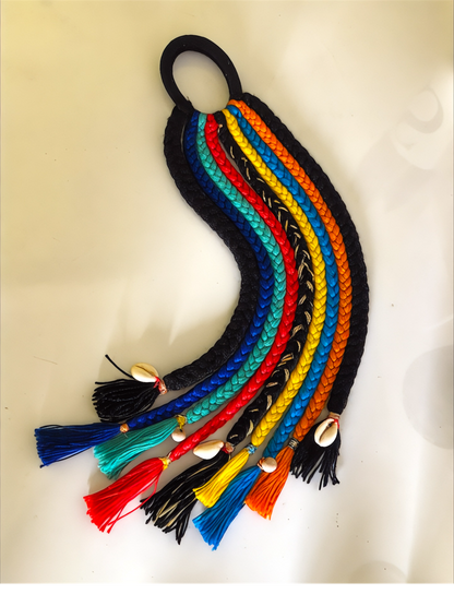 Multi Color Thread Bangles Size : 2.6 With Boho Handmade Colorful Hair Strings