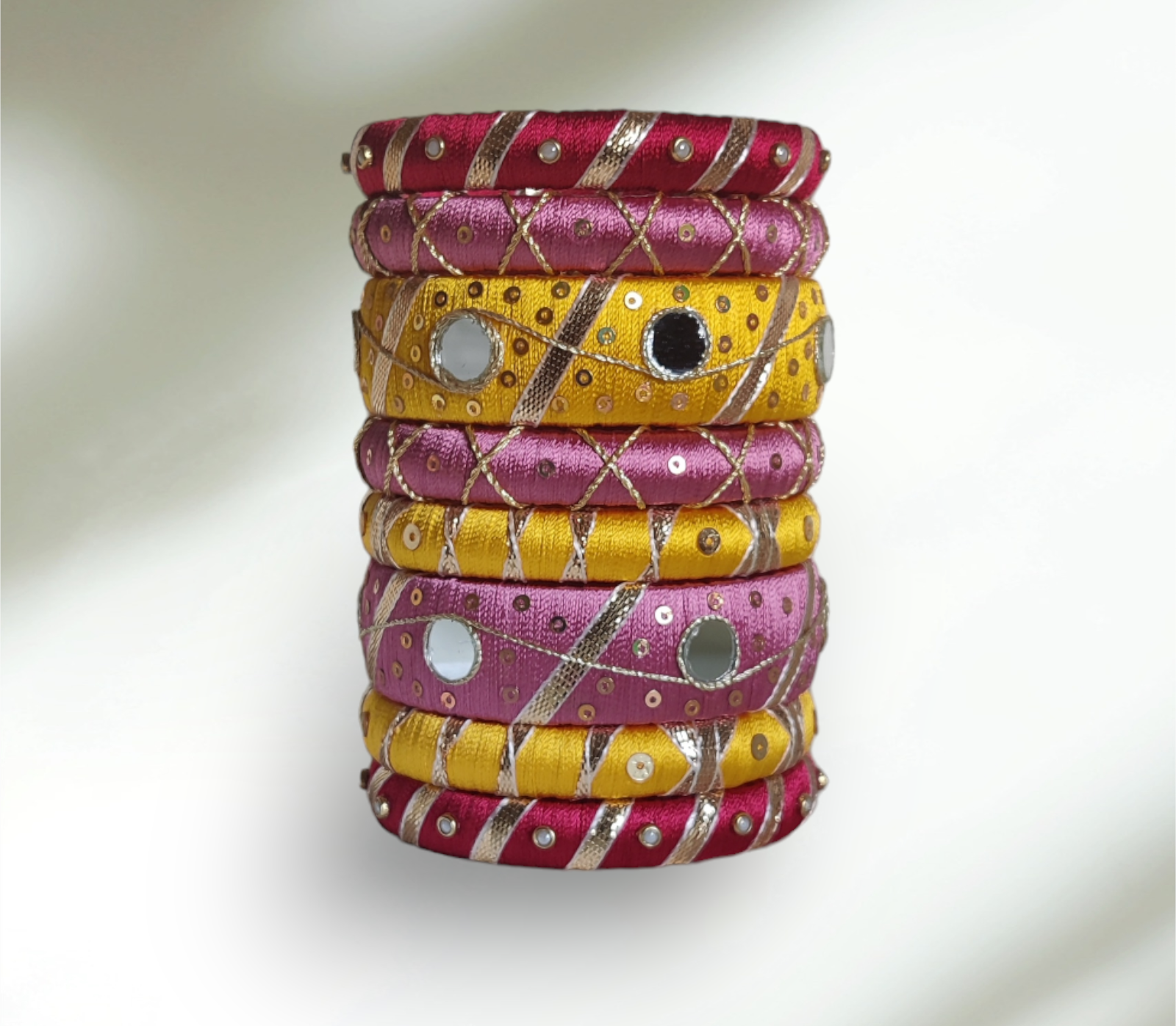 Taasha, handmade bangles, silk thread bangles, handmade bangles, handicrafts