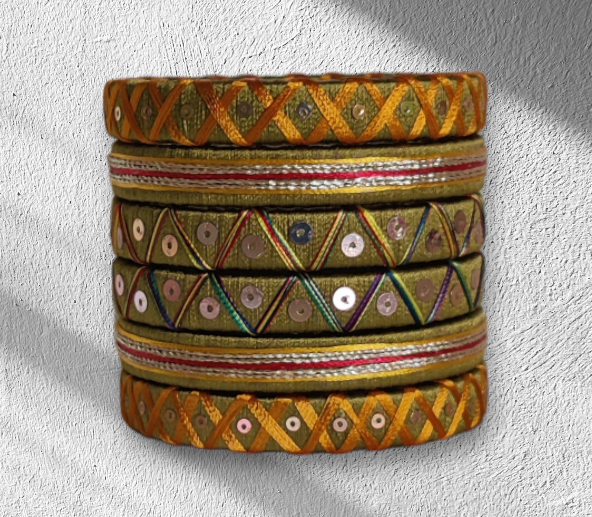 Taasha, handmade bagles, silk thread bangles, handmade bangles, handicrafts
