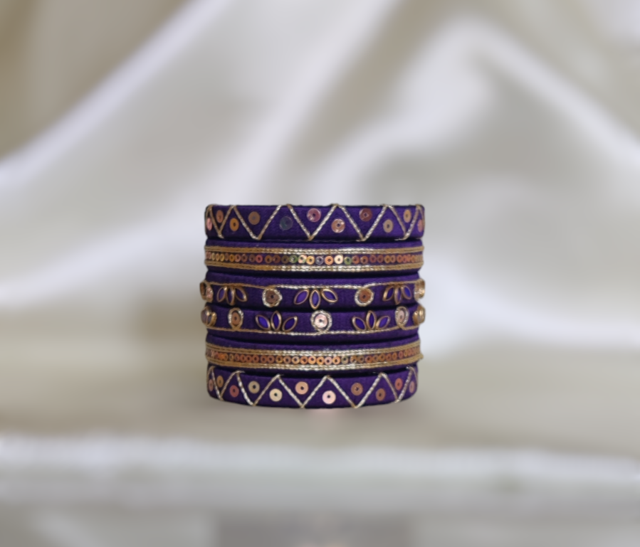 Taasha, handmade bagles, silk thread bangles, handmade bangles, handicrafts