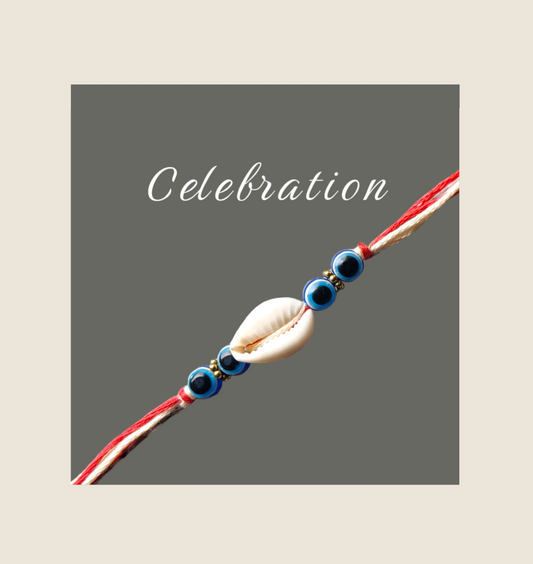 Cowrie Rakhi - P9