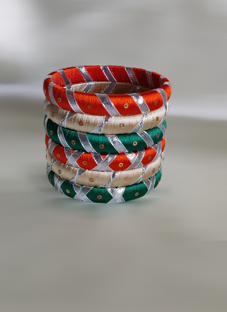 Taasha, handmade bangles, silk thread bangles, handmade, handicrafts