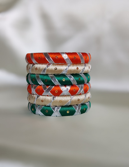 Taasha, handmade bangles, silk thread bangles, handmade, handicrafts